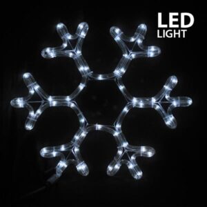 ΧΙΟΝΟΝΙΦΑΔΑ, 3m LED ΦΩΤΟΣΩΛΗΝΑΣ, ΜΟΝΟΚΑΝΑΛΟΣ, ΛΕΥΚΗ & ΛΕΥΚΟ FLASH, 38x36cm, IP44