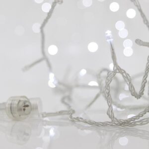 ΣΕΙΡΑ, 700 FLASH LED 5mm, 31V ΜΕΤΑΣΧΗΜΑΤΙΣΤΗ, 4 ΕΠΕΚΤΑΣΕΙΣ ΕΩΣ 2 ΣΕΤ, ΔΙΑΦΑΝΟ PVC ΚΑΛΩΔΙΟ, ΛΕΥΚΟ LED ANA 10cm, ΠΡΟΕΚΤΑΣΗ ΠΑΡΟΧΗΣ 3m, ΙΡ44
