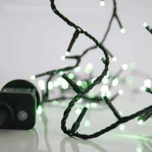 ΣΕΙΡΑ, 100 LED 3mm, 31V ΜΕΤΑΣΧΗΜΑΤΙΣΤΗ, 8 ΠΡΟΓΡΑΜΜΑΤΑ & ΜΝΗΜΗ, ΠΡΑΣΙΝΟ PVC ΚΑΛΩΔΙΟ, ΠΡΑΣΙΝΟ LED ΑΝΑ 5cm, ΠΡΟΕΚΤΑΣΗ ΠΑΡΟΧΗΣ 3m, ΙΡ44