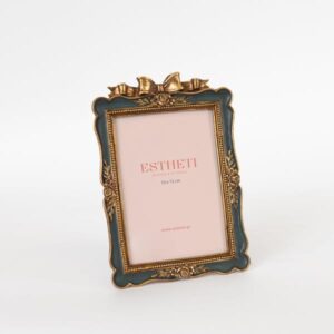 ΚΟΡΝΙΖΑ (10x15) ΠΟΛΥΡΕΣΙΝ ΠΡΑΣΙΝΗ - ΧΡΥΣΗ 14x2x21cm