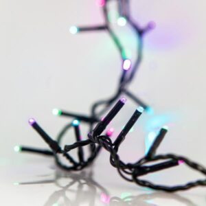 ΣΕΙΡΑ, 300 LED 3mm, 31V ΜΕΤΑΣΧΗΜΑΤΙΣΤΗ, 4 ΕΠΕΚΤΑΣΕΙΣ ΕΩΣ 3 ΣΕT, ΠΡΑΣΙΝΟ PVC ΚΑΛΩΔΙΟ, ΟΠΑΛ (ΜΠΛΕ/ΠΡΑΣΙΝΟ/ΜΩΒ/ΡΟΖ) LED ΑΝΑ 5cm, ΠΡΟΕΚΤΑΣΗ ΠΑΡΟΧΗΣ 3m, IP44