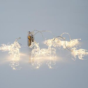 ΣΕΙΡΑ, 10 LED 5mm, ΑΚΡΥΛΙΚΑ ΤΑΡΑΝΔΑΚΙΑ, ΜΠΑΤΑΡΙΑΣ 2xAA, ΔΙΑΦΑΝΟ PVC ΚΑΛΩΔΙΟ, ΘΕΡΜΟ ΛΕΥΚΟ LED ANA 15cm, ΠΡΟΕΚΤΑΣΗ ΠΑΡΟΧΗΣ 50cm, IP20