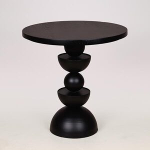 ΤΡΑΠΕΖΑΚΙ ΒΟΗΘΗΤΙΚΟ ΜΕΤΑΛΛΙΚΟ ΜΑΥΡΟ 50X50X50.5cm