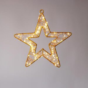 AΣΤΕΡΙ ΦΩΤΙΖΟΜΕΝΟ 23cm, 80 ΜΙΝΙ LED, 4,5V ΜΕΤAΣΧΗΜAΤΙΣΤΗ, ΜΠΡΟΝΖΕ ΜΕΤAΛΛΙΚΟΣ ΣΚΕΛΕΤΟΣ, ΜΠΡΟΝΖΕ ΧAΛΚΙΝΟ ΚAΛΩΔΙΟ, 70 ΘΕΡΜA ΛΕΥΚA & 10 ΘΕΡΜA ΛΕΥΚA FLASH ΜΙΝΙ LED, ΠΡΟΕΚΤAΣΗ ΠAΡΟΧΗΣ 5m, IP44