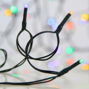 ΣΕΙΡΑ, 100 LED 3mm, 31V ΜΕΤΑΣΧΗΜΑΤΙΣΤΗ, 4 ΕΠΕΚΤΑΣΕΙΣ ΕΩΣ 3 ΣΕΤ, ΠΡΑΣΙΝΟ PVC ΚΑΛΩΔΙΟ, ΧΡΩΜΑΤΙΣΤΟ LED ΑΝΑ 10cm, ΠΡΟΕΚΤΑΣΗ ΠΑΡΟΧΗΣ 3m, IP44