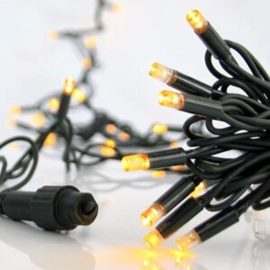 ΣΕΙΡΑ, 100 LED 5mm ΜΕ ΚΑΛΥΜΜΑ, 230V, 3 ΕΠΕΚΤΑΣΕΙΣ ΕΩΣ 9 ΣΕΤ, ΠΡΑΣΙΝΟ ΚΑΟΥΤΣΟΥΚ ΚΑΛΩΔΙΟ, ΘΕΡΜO ΛΕΥΚO LED ΑΝΑ 10cm, ΠΡΟΕΚΤΑΣΗ ΠΑΡΟΧΗΣ 1.5m, ΙΡ65