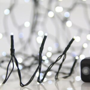 ΣΕΙΡΑ, 1500 LED 3mm, 31V ΜΕΤΑΣΧΗΜΑΤΙΣΤΗ, 8 ΠΡΟΓΡΑΜΜΑΤΑ & ΜΝΗΜΗ, ΠΡΑΣΙΝΟ PVC ΚΑΛΩΔΙΟ, ΛΕΥΚΟ LED ΑΝΑ 5cm, ΠΡΟΕΚΤΑΣΗ ΠΑΡΟΧΗΣ 3m, ΙΡ44