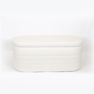 ΤΑΜΠΟΥΡΕ ΜΠΟΥΚΛΕ ΥΦΑΣΜΑ ΛΕΥΚΟ ΜΕ ΑΠΟΘΗΚΕΥΤΙΚΟ ΧΩΡΟ 98x42x42cm