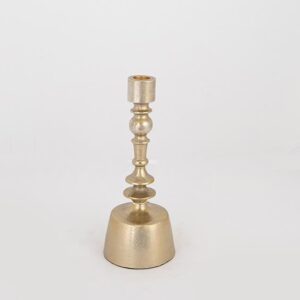 ΚΗΡΟΠΗΓΙΟ ΜΕΤΑΛΛΙΚΟ ΧΡΥΣΟ 9x9x23cm