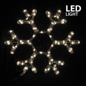 ΧΙΟΝΟΝΙΦΑΔΑ, 3m LED ΦΩΤΟΣΩΛΗΝΑΣ, ΜΟΝΟΚΑΝΑΛΟΣ, ΘΕΡΜΟ ΛΕΥΚO & ΛΕΥΚΟ FLASH, 38x36cm, IP44