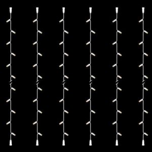 ΣΕΙΡΑ, DIY ΣΕΤ 6 ΤΜΧ, 20 LED, 2 ΕΠΕΚΤΑΣΕΙΣ, ΛΕΥΚΟ ΚΑΟΥΤΣΟΥΚ ΚΑΛΩΔΙΟ, ΘΕΡΜO ΛΕΥΚO LED ΑΝΑ 10cm, ΙΡ65