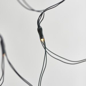 ΔΙΧΤΥ, 60 LED 5mm, ΗΛΙΑΚΟ ΣΥΛΛΕΚΤΗ ME ΑΙΣΘΗΤΗΡΑ ΦΩΤΟΣ, 8 ΠΡΟΓΡΑΜΜΑTA, ΠΡΑΣΙΝΟ PVC ΚΑΛΩΔΙΟ, ΘΕΡΜΟ ΛΕΥΚΟ LED (H100 x W100cm), ΠΡΟΕΚΤΑΣΗ ΠΑΡΟΧΗΣ 1m, ΙΡ44