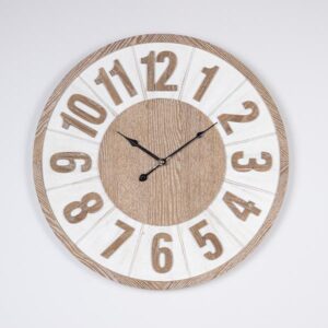 ΡΟΛΟΪ ΤΟΙΧΟΥ ΞΥΛΙΝΟ ΛΕΥΚΟ - NATURAL 60x4.5x60cm