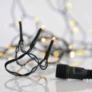 ΠΥΚΝΗ ΣΕΙΡΑ, 1300 LED 3mm, 31V ΜΕΤΑΣΧΗΜΑΤΙΣΤΗ, 4 ΕΠΕΚΤΑΣΕΙΣ ΕΩΣ 2 ΣΕΤ, ΠΡΑΣΙΝΟ PVC ΚΑΛΩΔΙΟ, ΑΠΑΛΟ ΛΕΥΚΟ LED ANA 2cm, ΠΡΟΕΚΤΑΣΗ ΠΑΡΟΧΗΣ 3m, ΙΡ44
