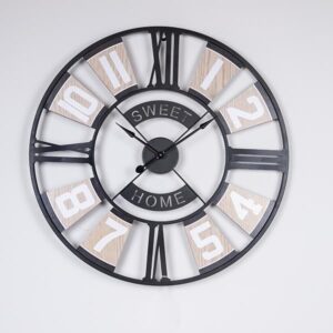 ΡΟΛΟΪ ΤΟΙΧΟΥ ΜΕΤΑΛΛΙΚΟ - ΞΥΛΙΝΟ NATURAL - ΛΕΥΚΟ - ΜΑΥΡΟ 60x4.5x60cm