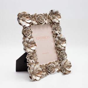 ΚΟΡΝΙΖΑ (13x18) ME ΛΟΥΛΟΥΔΙΑ ΠΟΛΥΡΕΖΙΝ ΑΣΗΜΙ 21x2.5x26cm