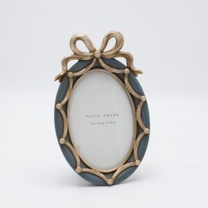 ΚΟΡΝΙΖΑ (10x15) ΜΕ ΦΙΟΓΚΟ ΠΟΛΥΡΕΖΙΝ ΓΚΡΙ-ΧΡΥΣΟ 13.4x3x21.2cm