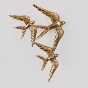 ΔΙΑΚΟΣΜΗΤΙΚΟ ΤΟΙΧΟΥ ΧΕΛΙΔΟΝΙΑ ΧΡΥΣΟ 18.5x2.8x30.3cm