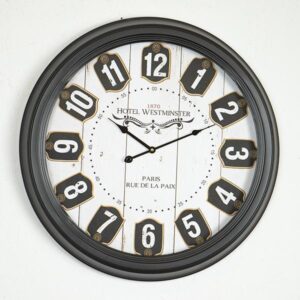 ΡΟΛΟΪ ΤΟΙΧΟΥ ΜΕΤΑΛΛΙΚΟ - ΞΥΛΙΝΟ ΜΑΥΡΟ - ΛΕΥΚΟ 62x6x62cm