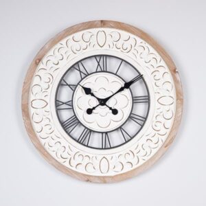 ΡΟΛΟΪ ΤΟΙΧΟΥ ΞΥΛΙΝΟ - ΜΕΤΑΛΛΙΚΟ NATURAL - ΛΕΥΚΟ - ΜΑΥΡΟ 60x4.5x60cm