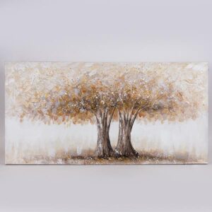 ΠΙΝΑΚΑΣ ΚΑΜΒΑΣ ΔΕΝΤΡΑ ΛΕΥΚΟΣ - ΚΑΦΕ 120x3x60cm