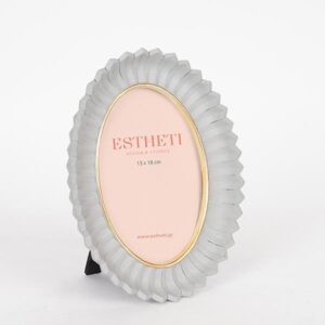 ΚΟΡΝΙΖΑ (13x18) ΠΟΛΥΡΕΣΙΝ ΓΚΡΙ - ΧΡΥΣΗ 18x2.5x23cm