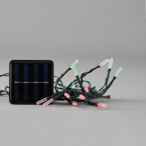 ΣΕΙΡΑ, 80 LED 5mm, ΜΕ ΑΚΡΥΛΙΚΗ ΕΠΕΚΤΑΣΗ, ΗΛΙΑΚΟ ΣΥΛΛΕΚΤΗ ΜΕ ΑΙΣΘΗΤΗΡΑ ΦΩΤΟΣ, 8 ΠΡΟΓΡΑΜΜΑΤΑ, ΠΡΑΣΙΝΟ PVC ΚΑΛΩΔΙΟ, ΚΟΚΚΙΝΟ ΚΑΙ ΠΡΑΣΙΝΟ LED ANA 10cm, ΠΡΟΕΚΤΑΣΗ ΠΑΡΟΧΗΣ 1m, ΙΡ44